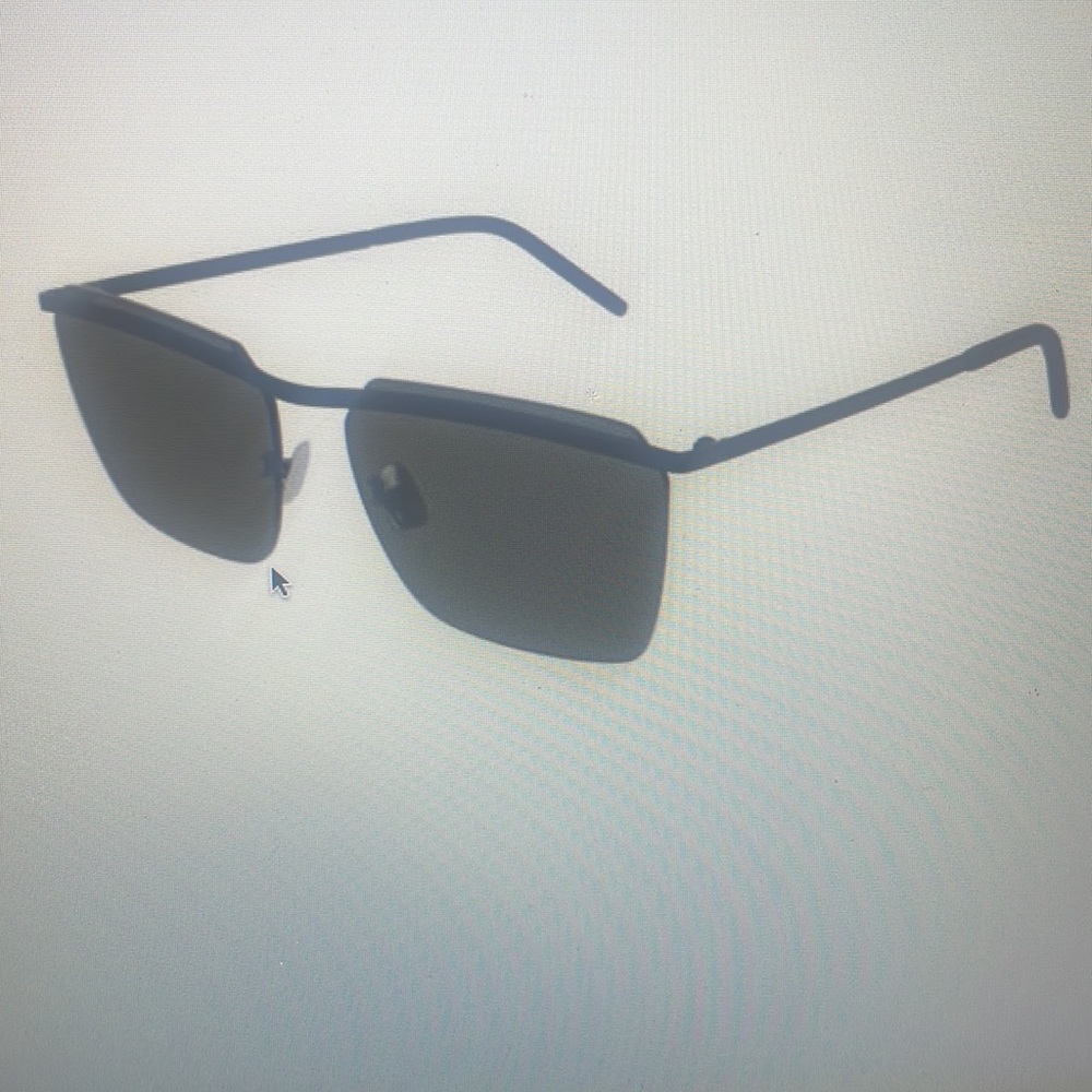 Saint Laurent unisex sunglasses.  Black/grey lenses (003)